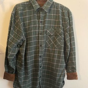 forest green flannel
